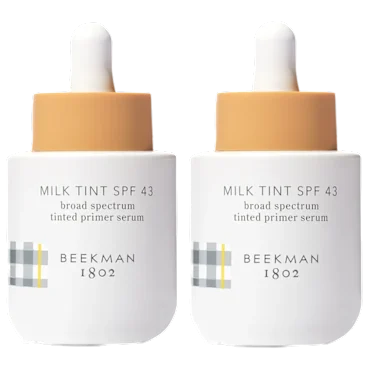2-Pack: Beekman 1802 SPF 43 Tinted Primer Serums