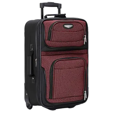Travel Select Amsterdam Softside Expandable Carry-on Luggage with Rolling Wheels