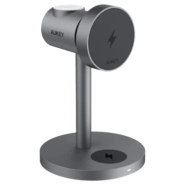 AUKEY MagFusion Qi2 3-in-1 Wireless Charging Station