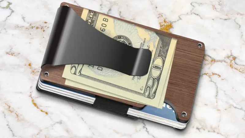 Ciana Carbon Fiber Minimalist RFID Blocking Wallet