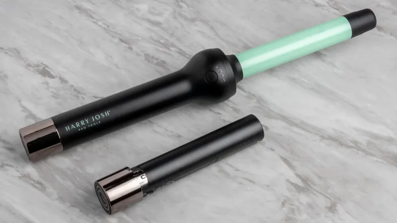 Harry Josh Pro Cordless Ceramic 1" Curling Wand with 2 Batteries