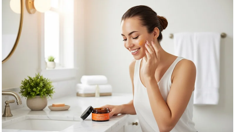 skinChemists Vitamin C Brightening Orange Mask