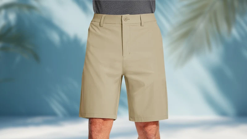 3-Pack: Galaxy by Harvic Men's Cotton Flex Stetch Chino Shorts