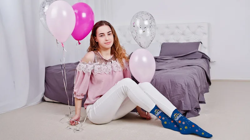 3-Pack: Titan Happy Birthday Greeting Card & Novelty Socks Set