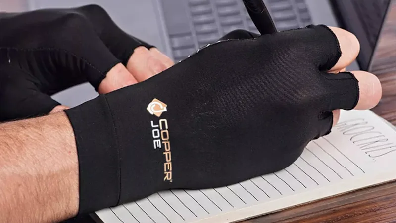 Copper Joe Fingerless Compression Arthritis Gloves