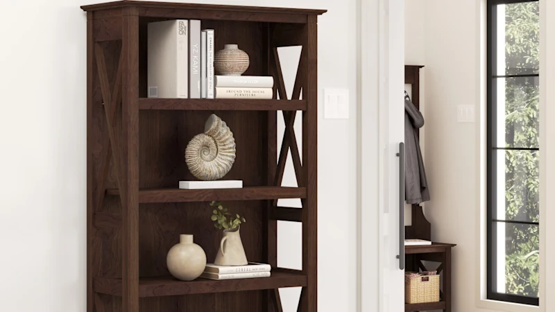Key West Tall 5 Shelf Bookcase