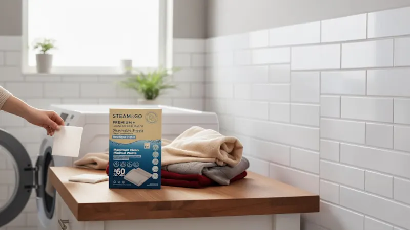 6-Pack: Steam & Go Laundry Sheets (180 sheets / 360 loads)