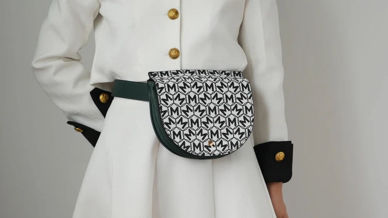 MKF Collection Daksha Signature Half Moon Belt Waist Bag by Mia K