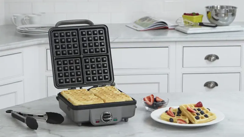 Cuisinart Belgian Waffle Maker with Removable Plates
