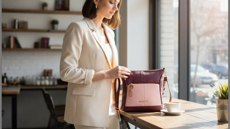 MKF Collection Nala Vegan Color-Block Leather Women's Shoulder Bag