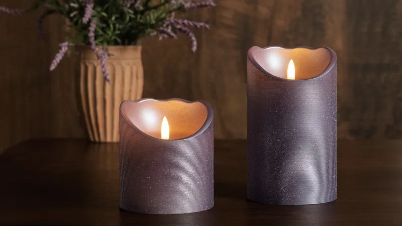 LightScapes 2-Piece Flameless LED Candle Set