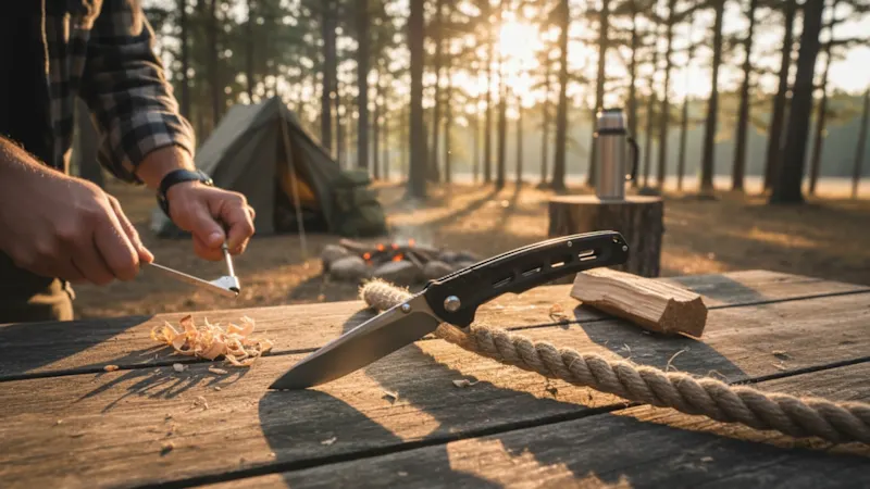 The Carbon Fiber Folding Knife