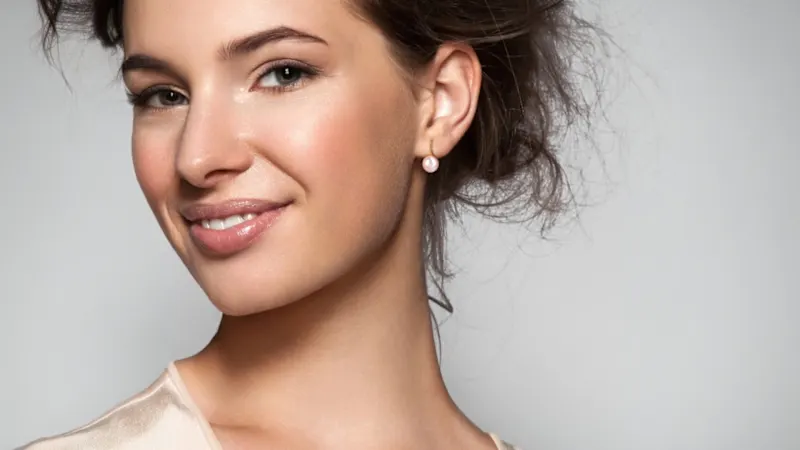 The Purple Cultured Pearl Earrings