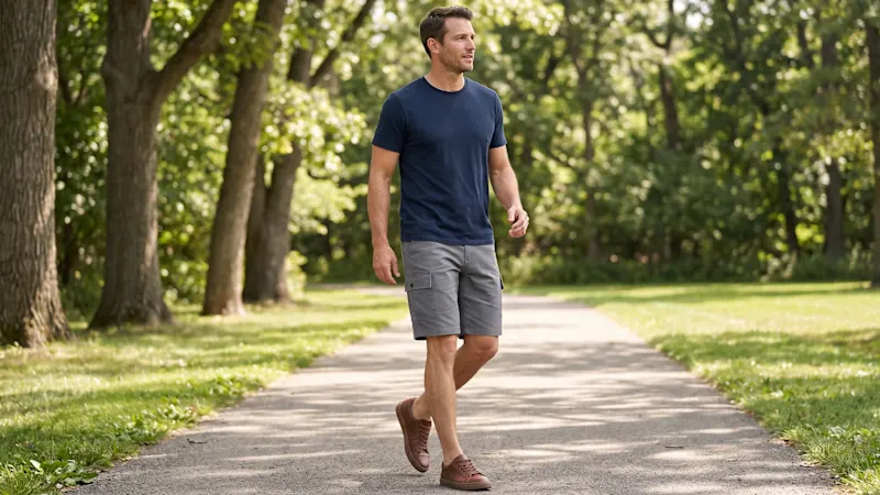 3-Pack: GBH Men's Cotton Flex Stretch Cargo Shorts
