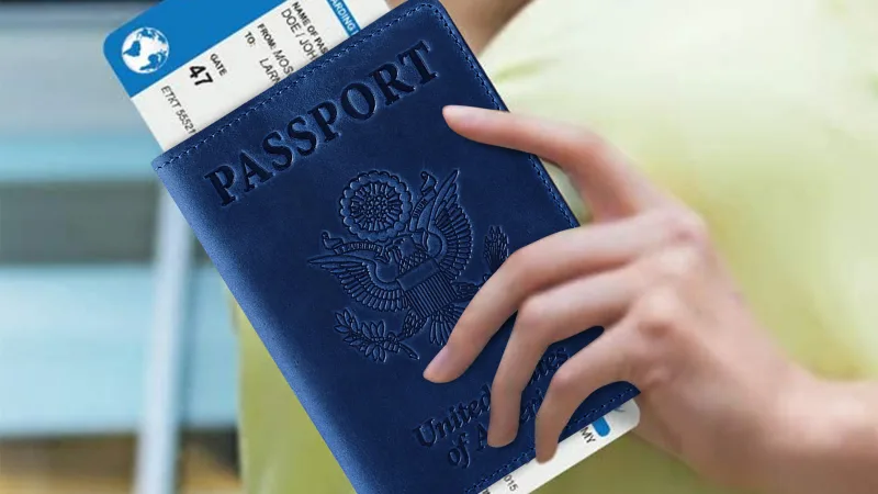2-Pack: Ciana Passport & Vaccine Card Holder
