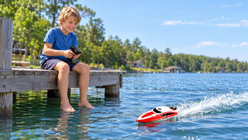 The Illuminated Remote Controlled Speedboat