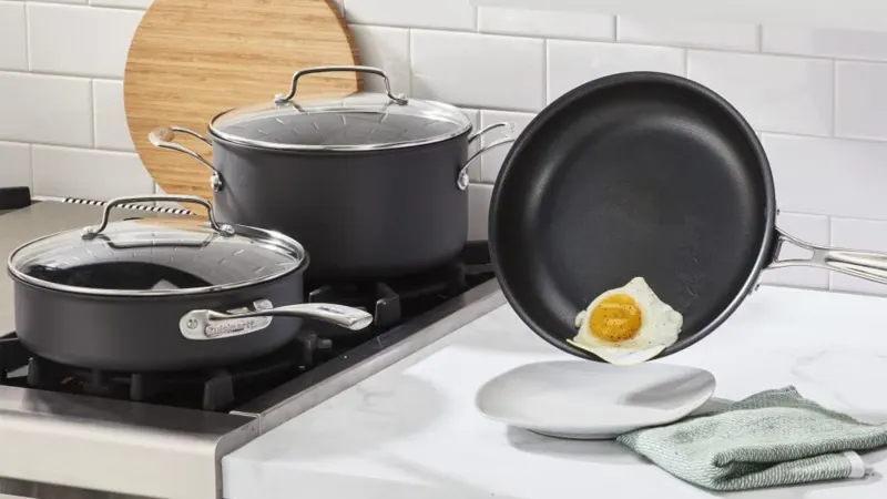 Cuisinart 9-Piece Hard Anodized Cookware Set