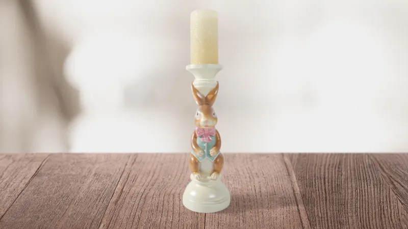 2-Pack: Willow Manor 16" Easter Candle Holder with Candle