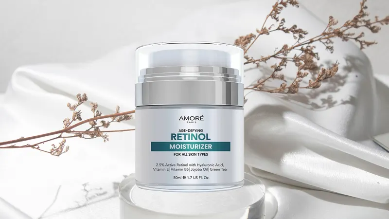 2-Pack: Amore Paris Retinol 2.5% High Potency Anti-Aging Moisturizer