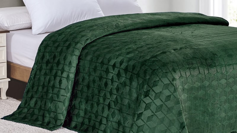 Luxury Home All Season Armani Embossed Microplush Blanket