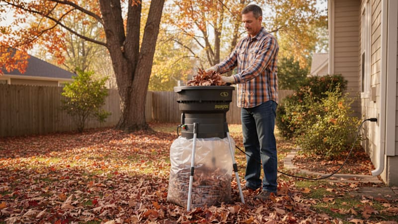 The Electric Leaf Mulcher