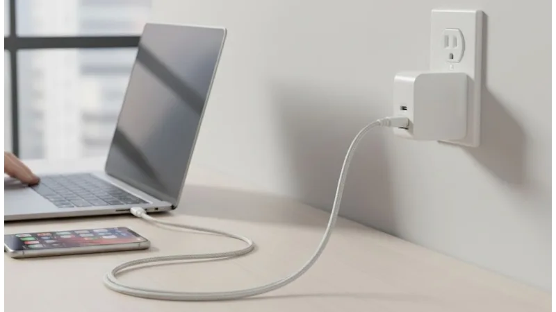 The Dual-Port Fast Wall Charger