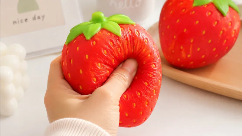2-Pack: Infinite Basics Strawberry Sensory Fidget Toys