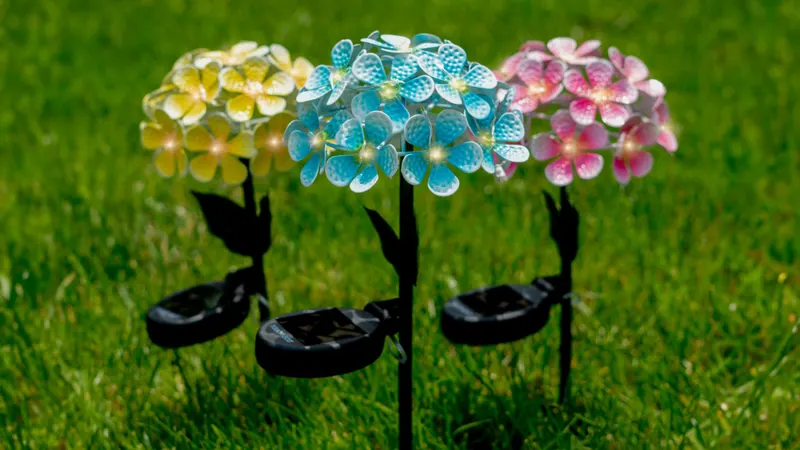 2-Pack: Touch Of ECO Garden Deco Solar Powered LED Light