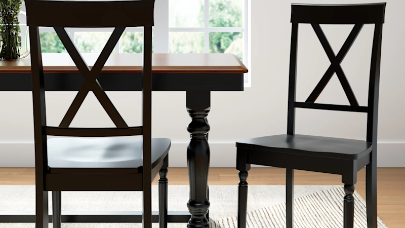 2-Pack: Sterling Cross Back Dining Chairs