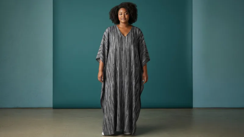 Winlar Printed Maxi Caftan