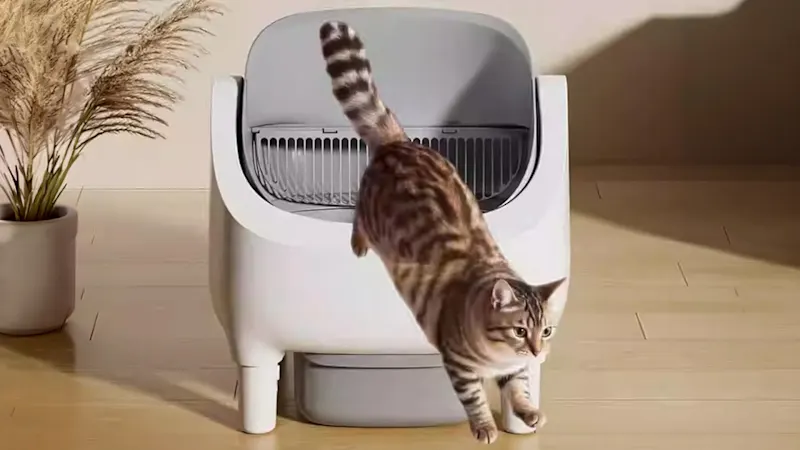 The Self-Cleaning Smart Litter Box