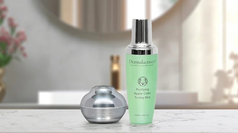 Dermalactives Honey Charcoal Mask & Apple Cider Mist Collection