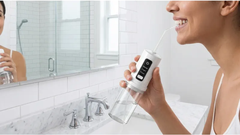 Vysn Portable 3-Mode Cordless Dental Water Flosser Set