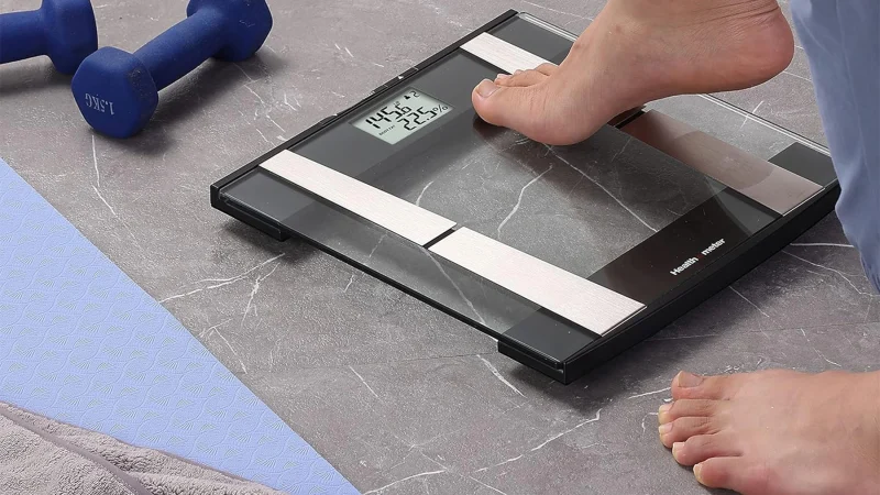 Health-o-Meter Digital Glass Body Composition Weight Tracking Bathroom Scale​