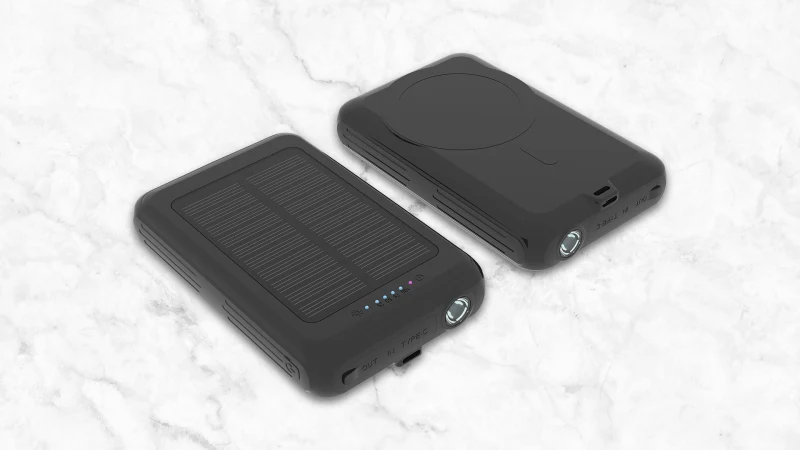 Brookstone 5000mAh Solar MagSafe Power Bank