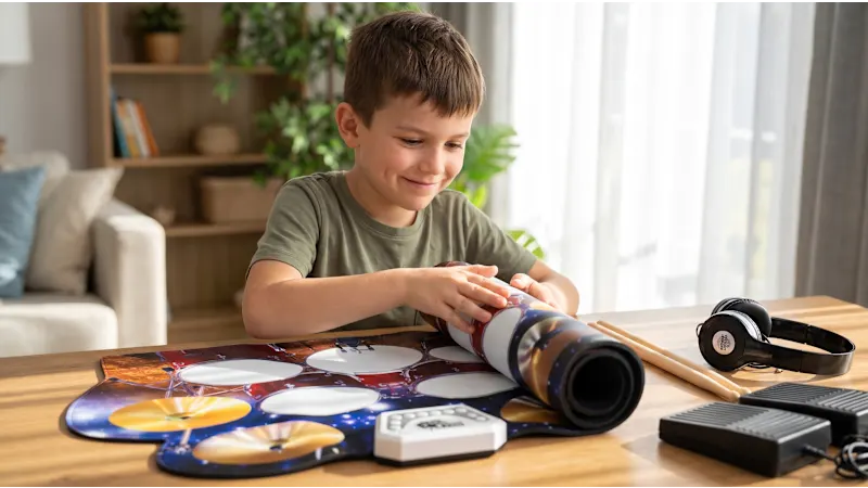 The Portable Electronic Drum Set