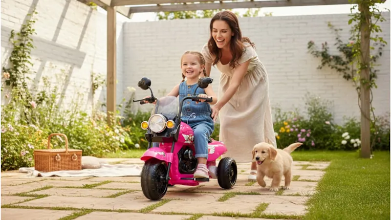 The Electric Cruiser Ride-On Motorcycle