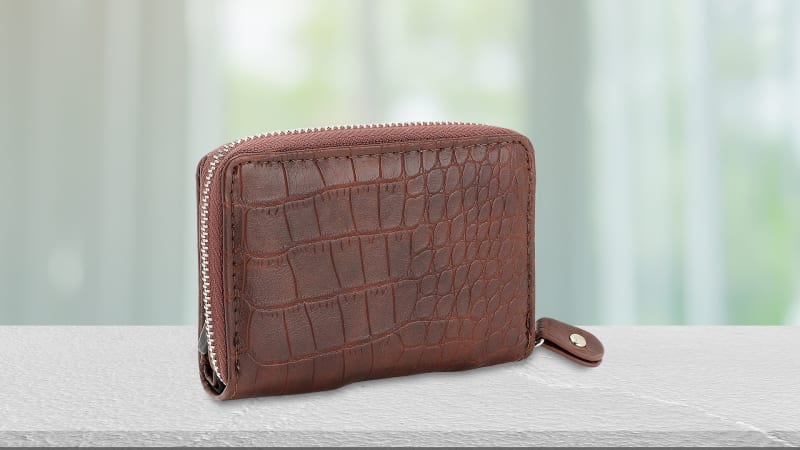 Pop Sonic Pop-Up Leather Wallet & Card Holder with RFID