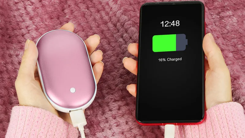 Fresh Fab Finds 5000mAh Portable Hand Warmer & Power Bank
