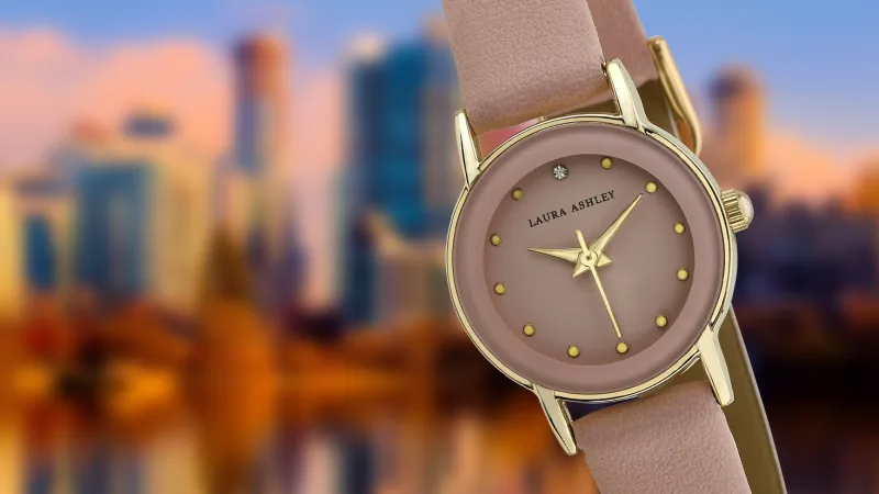 Laura Ashley Mini PU Strap Watch