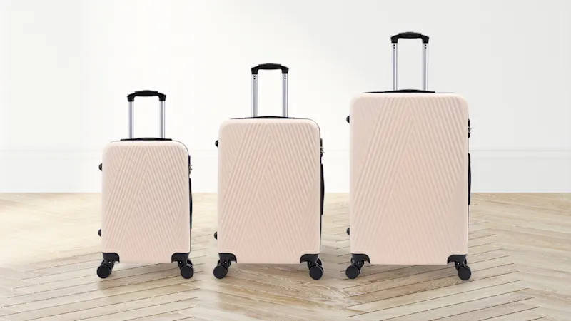 TUCCI Italy Colpi 3-Piece Hardside Luggage Set