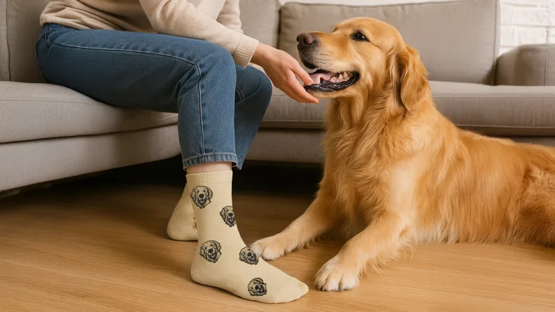 3-Pack: Seeboo Dog Breed Crew Socks