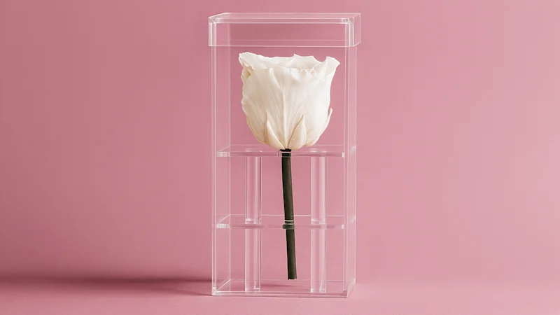 The "Happy Anniversary" Rose in White