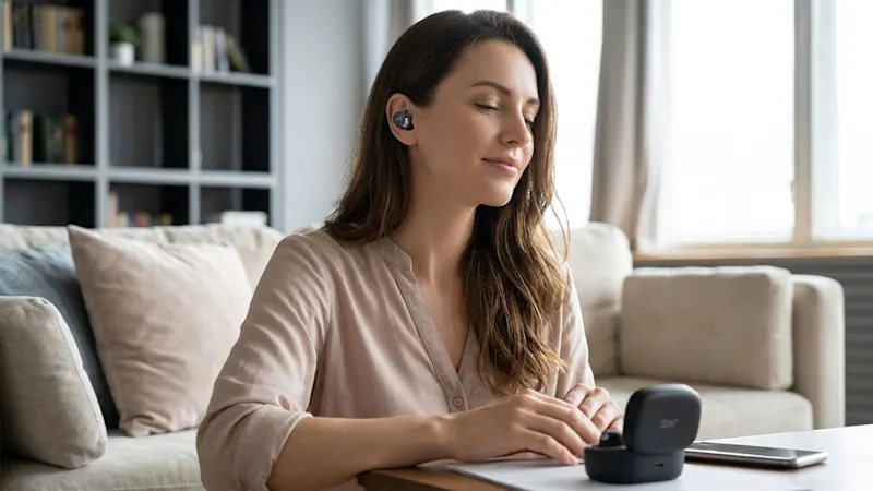 JVC Active Noise Cancelling Compact True Wireless Earbuds