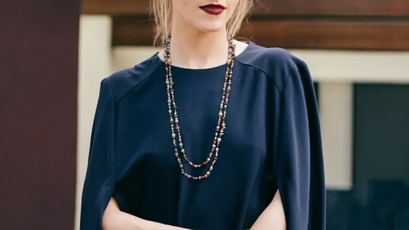 The Multi-Color Endless Pearl Necklace