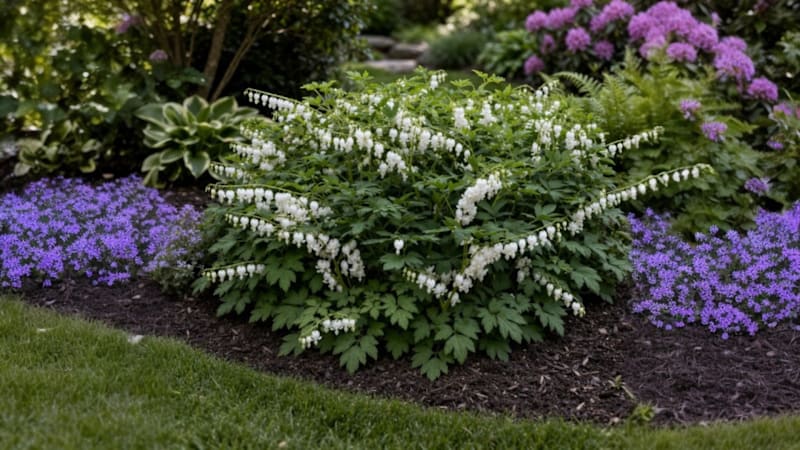 The Bare Root White Bleeding Hearts
