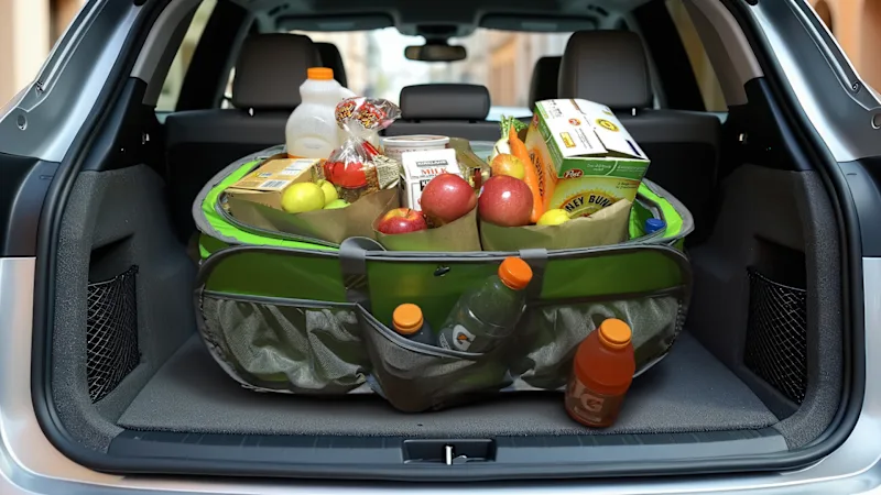 K-Cliffs Car Trunk Heavy Duty Trunk Organizer Duffel Bag