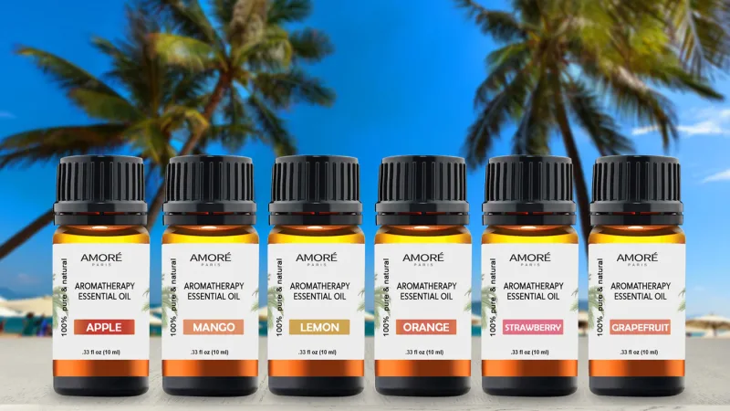 Amore Paris 6-Piece Tropical Collection Therapeutic-Grade Aromatherapy Essential