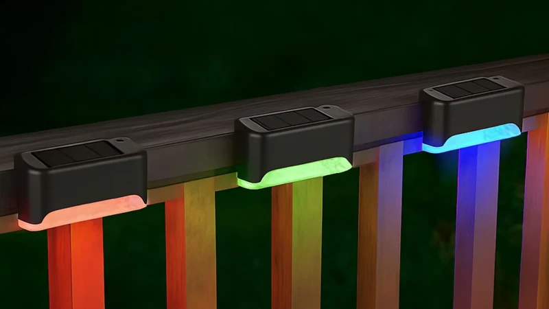 16-Pack: Infinite Basics Solar LED Deck & Step Lights