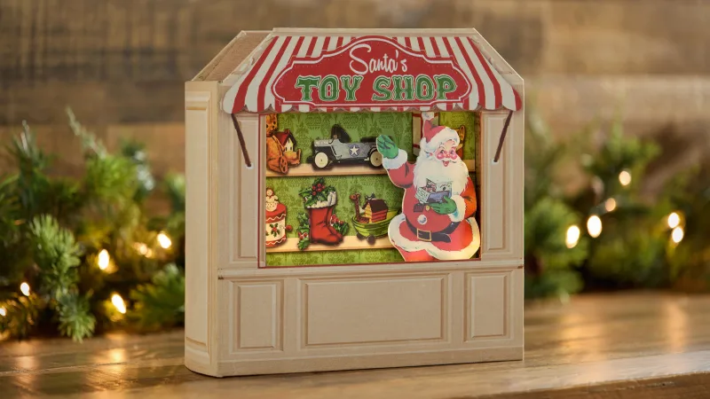 Mr. Christmas Illuminated Nostalgic Wooden Storefronts